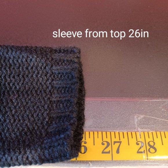 CLOUD CHASER Juniors Sz S Off-the-Shoulder Embroidered Floral Sweater Jet Black - Picture 12 of 16